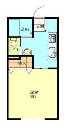 コーポ21タシロ間取り